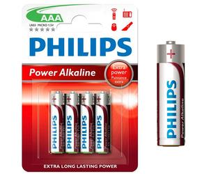 Philips Ir03 Aaa Alkaline Battery 4 Units