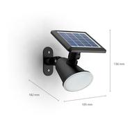 Philips Jivix LED solar wall light
