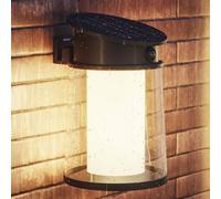 Philips Juda UE LED solar outdoor wall light, Sensor, IP44