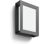 Philips Karp Outdoor Wall Light LED Lantern Anthracite Grey Garden Porch IP44