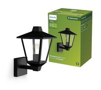 PHILIPS Kinno Outdoor Wall Light, Max 25W, E27 Socket, Black