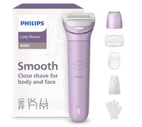 Philips Lady Shaver Series 8000 - Cordless, Wet & Dry Electric Shaver, 3-Blade Shaving System, Flexible Shaving Head, LED Light, for Legs, Body & Bikini, 100 Mins. Runtime, Model BRL149/00