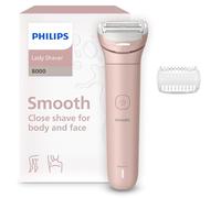 Philips Lady Shaver Series 8000 - Cordless, Wet & Dry Electric Shaver, 3-Blade Shaving System, Flexible Shaving Head, LED Light, for Legs & Body, 100 Mins. Runtime, Model BRL129/00
