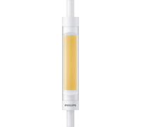 Philips Standard LED Torch Light Bulb with 60 W, a length of 118 mm, 2-pin socket, white (3000 K), non-dimmable