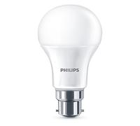 Philips LED B22 Bayonet Cap Light Bulb, Frosted, 13 W (100 W) - Warm White