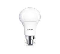 Philips LED B22 Frosted 6 Pack Light Bulbs - 13 W (100 W) [Warm White] EyeComfort Non Dimmable for Indoor Home Lighting