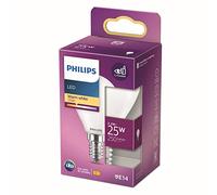 Philips LED Ball Lamp - Warm White Light - E14 - 25 W - Matt - Energy efficient LED Lamp