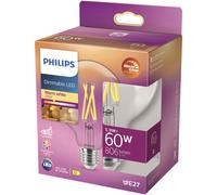 Philips 871951432395700 LED Bulb E27 6W=60W Warm White Long Life
