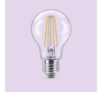 Philips LED bulb E27 A60 7W 806lm 2700K filament 6-pack