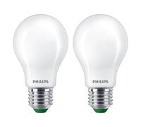 Philips Led Bulbs Set (2Pcs) E27 Drop (4W), Warm Light