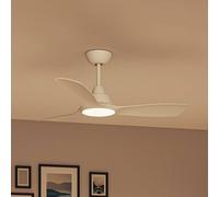 Philips LED ceiling fan, fixed, Ø 132 cm, white, CCT
