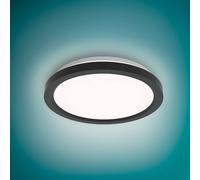 Philips LED ceiling lamp Aio RD black 2-pack 30 cm remote control