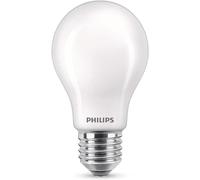 Philips LED Classic A60 Frosted Light Bulb 2 Pack [E27 Edison Screw] 8.5W - 75W Equivalent , Cool White 4000K, Non Dimmable