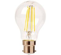 Philips LED Classic A60 Non-Dimmable Candle Warm White Light Bulbs, B22, 7 W