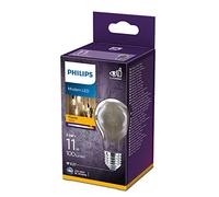 Philips LED Classic A60 Smoky Light Bulb [E27 Edison Screw] 2.3W - 11W Equivalent, Flame Warm White (1800K), Non-Dimmable.