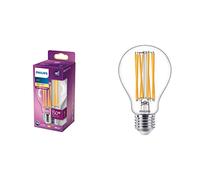Philips LED Classic A67 Clear Light Bulb [E27 Edison Screw] 17W - 150W Equivalent, Warm White & LED Premium Classic A67 Clear Light Bulb [E27 Edison Screw] 17W - 150W Equivalent