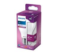 Philips LED Classic E27 Lamp, 40 W, Teardrop Shape, Matte, Neutral White, White
