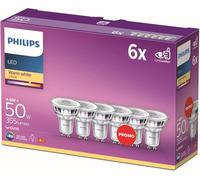 Philips LED Classic Light Bulb 6 Pack [GU10 Spot] 4.6 W - 50 W Equivalent,...