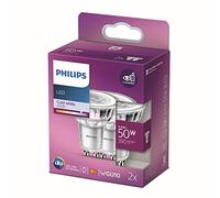 Philips LED Classic Single Pack [GU10 Spot] 4.6W - 50W Equivalent, 220 - 240V, Cool White 4000K (Non-Dimmable)