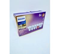 Philips 3.8W LED GU10 Dimmable Light Bulb - 6 Pack