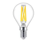 Philips Classic 6W 470Lm Clear Golf Ball Warm White & Neutral White Led Dimmable Light Bulb