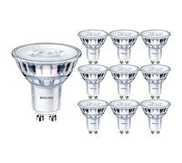 Pack of 10 x Philips Corepro LED 4W (50W) GU10, Bulb, 3000K Warm White, 36 Degree, Dimmable, UK