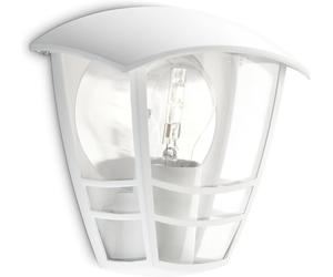 Philips LED Creek Vintage Outdoor Wall Light Fixture [White - Requires E27 Edis