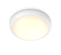 Philips LED Doris Outdoor Ceiling Light 6W [Warm White - White] Water Resistant IP54, for Garden, Patio and Terrace Lighting.