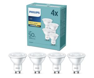 Philips LED Energy Saving Spotlight GU10 A+ 4.7W Warm White Bulbs -4/8/12Packs [EEK: A+]