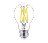 Philips LED Filament GLS A60 Light Bulb 7.2W 75W Equivalent E27 Edison Screw DimTone Warm Glow 2700-2200K CRI95 High Colour Rendering Clear Decorative LED Lamp