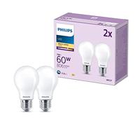 Philips LED bulb E27 7W 806lm 2700K matt x2