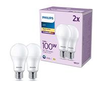 Philips LED bulb E27 13W 1521lm 2700K matt x2