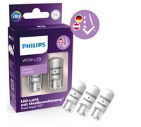 Philips LED Glass Socket Bulb W 5W Ultinon Pro6000 with Road Approval 6000K 3...