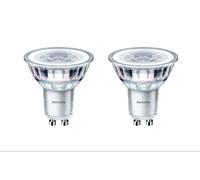 GU10 Philips 4.6w LED 50w Halogen Equivalent Cool White Energy Saving 4 Pack [EEK: A+]