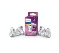 Philips LED Light Bulb, GU10, 4.6W, 355 Lumens, Warm White 2700K, 36° Beam Angle - 4 Pack