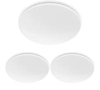Philips LED Moire Ceiling Light 2700K 17W [Warm White - White]. for Indoor Lighting, Livingroom and Bedroom. (Pack of 3)