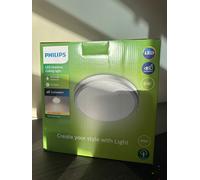 FITTING-DECO Phillips LED Doris CL257 Nickel Outdoor Ceiling Light