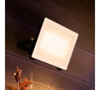 PHILIPS Lois UltraEfficient Outdoor Floodlight, Without Motion Sensor, 24 W, 3000 K White Light, Anthracite