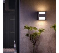 Philips LED outdoor wall light Arbour, 2-bulb, pack of 2, 2,700 K