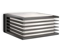Philips LED Outdoor Wall Light, Stainless Steel, Charcoal