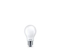 Philips LED Premium Classic A60 Frosted Light Bulb 2 Pack [E27 Edison Screw] 60W, Cool White 4000K, Non Dimmable