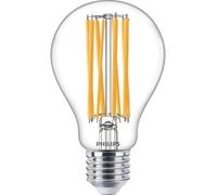 Philips LED Premium Classic A67 Clear Light Bulb [E27 Edison Screw] 17W - 150W Equivalent, Cool White (4000K), Non-Dimmable.