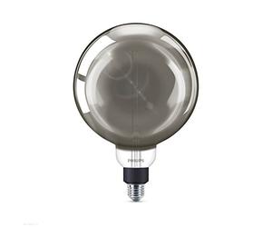 Philips LED Premium Giant Smoky Globe G200 Light Bulb Dimmable [E27 Edison Screw] 6.5W 25W Equivalent, Cool White (4000K)