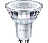 Philips LED Premium Spot Light Bulb 10 Pack [GU10 Spotlight] 4.6W (50W equivalent). Non-dimmable, Warm White, For Indoor Home Lighting, Livingroom, Bedroom