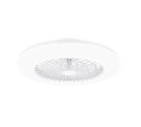 PHILIPS LED Round Flat Fan Light 25W+60W with Remote Control [25W+60W - White] for Indoor Home Lighting, Living Room, Study, Office, Bedroom