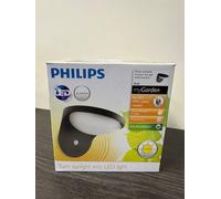 Philips LED Solar Power Outdoor Wall Light Dusk with sensor (anthracite grey)