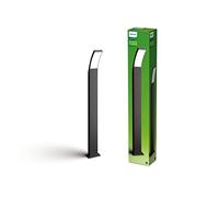 Philips LED Splay Outdoor Pillar Lamp [Cool White - Anthracite Grey] Water Resistant IP44, For Garden, Patio and Terrace Lighting.