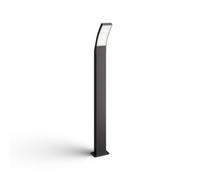Philips LED Splay Outdoor Pillar Lamp [Cool White - Anthracite Grey] Water Resistant IP44, for Garden, Patio and Terrace Lighting.