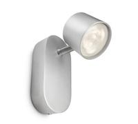 Philips Led Star Single Spot Wall Light Silver