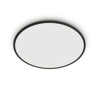 Philips Led Supersim Ceiling Light Black 15W 27K Ip54